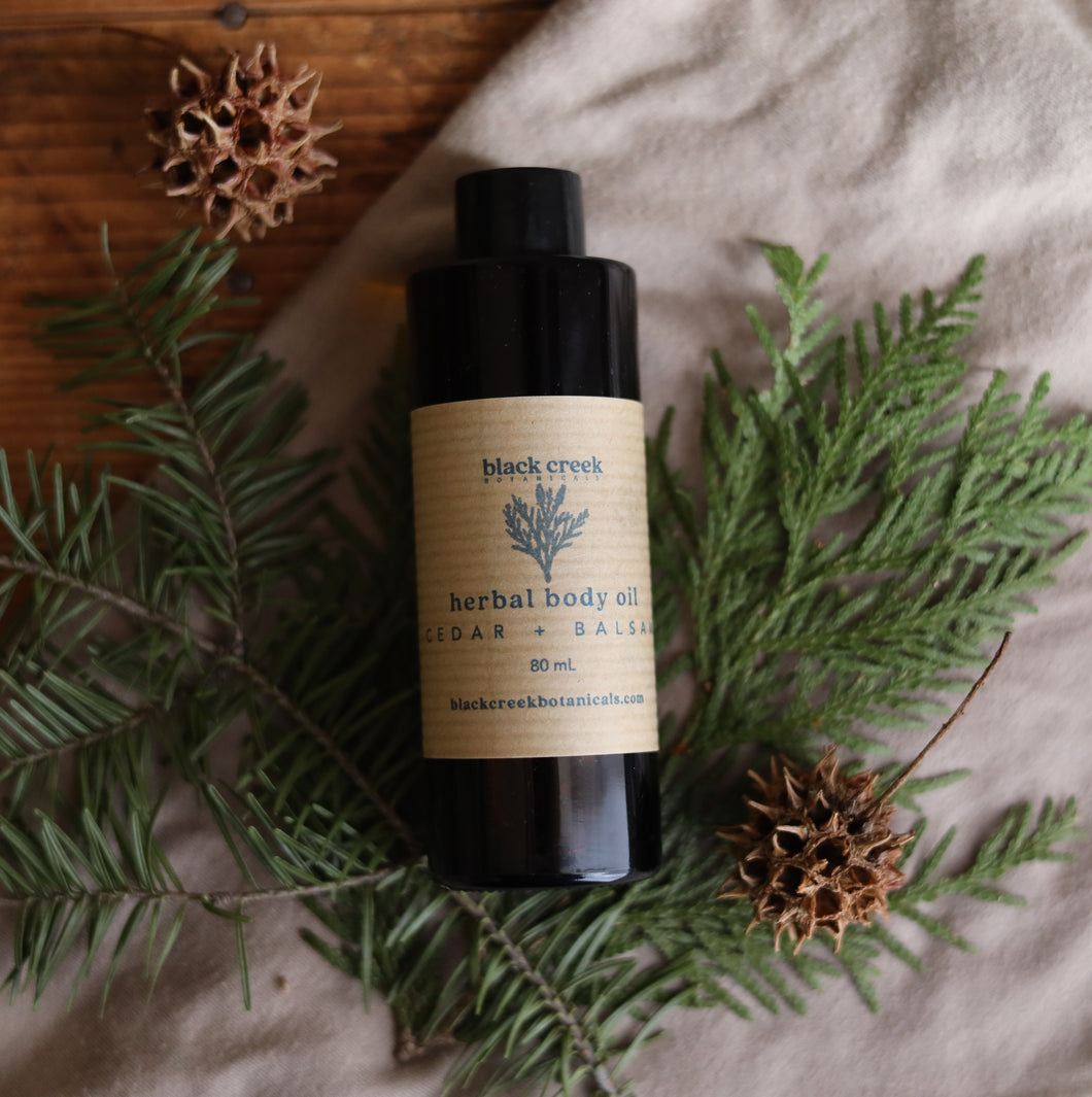 Cedar Balsam - herbal infused oil