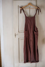 Load image into Gallery viewer, Linen Overalls - Mulberry
