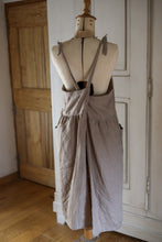 Load image into Gallery viewer, Linen Pinafore Apron - Cinder
